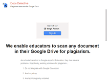 Tablet Screenshot of docsdetective.com